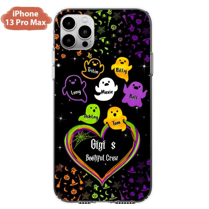 Custom Personalized Gigi's Bootiful Crew iPhone/Samsung Phone case - Halloween Gift for Grandma and grandkids - Up to 7 Grandkids