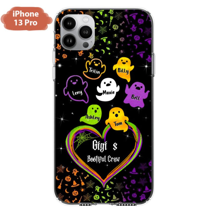 Custom Personalized Gigi's Bootiful Crew iPhone/Samsung Phone case - Halloween Gift for Grandma and grandkids - Up to 7 Grandkids