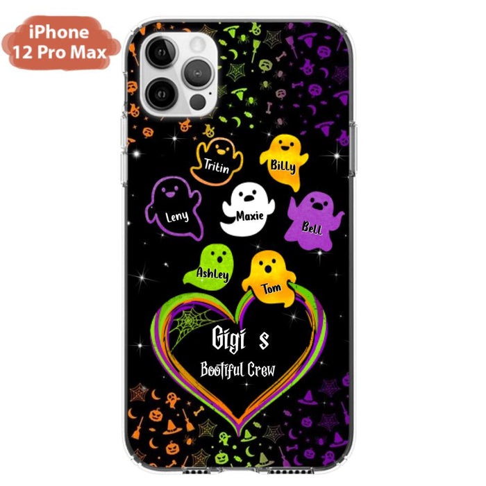 Custom Personalized Gigi's Bootiful Crew iPhone/Samsung Phone case - Halloween Gift for Grandma and grandkids - Up to 7 Grandkids