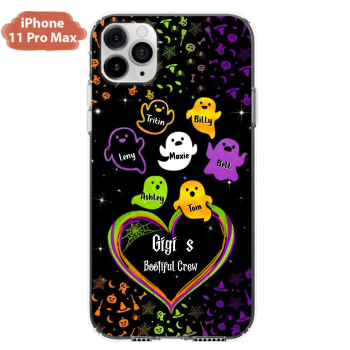 Custom Personalized Gigi's Bootiful Crew iPhone/Samsung Phone case - Halloween Gift for Grandma and grandkids - Up to 7 Grandkids