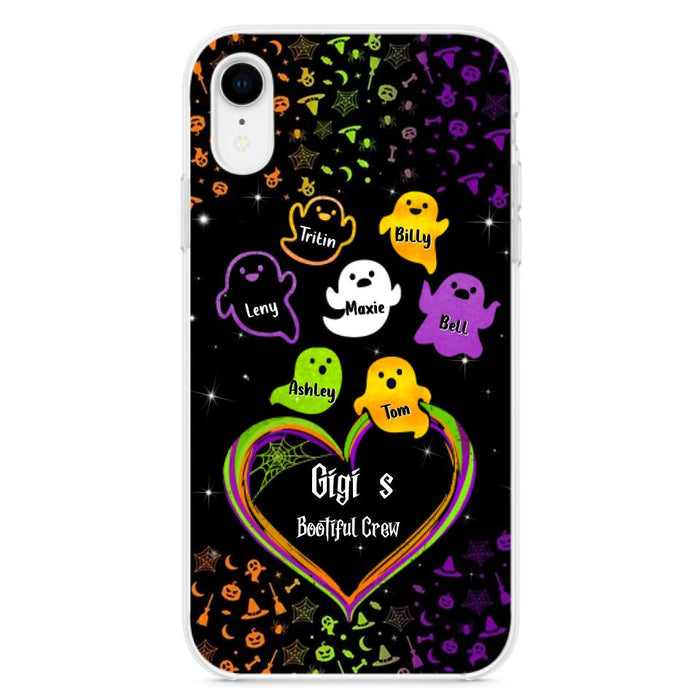 Custom Personalized Gigi's Bootiful Crew iPhone/Samsung Phone case - Halloween Gift for Grandma and grandkids - Up to 7 Grandkids