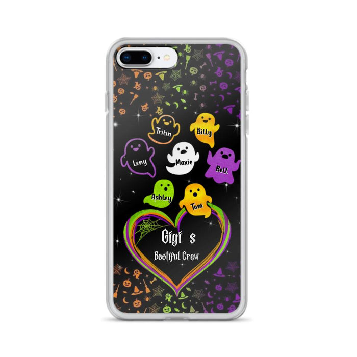 Custom Personalized Gigi's Bootiful Crew iPhone/Samsung Phone case - Halloween Gift for Grandma and grandkids - Up to 7 Grandkids