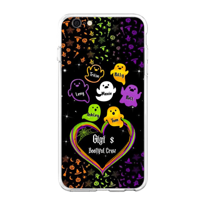 Custom Personalized Gigi's Bootiful Crew iPhone/Samsung Phone case - Halloween Gift for Grandma and grandkids - Up to 7 Grandkids