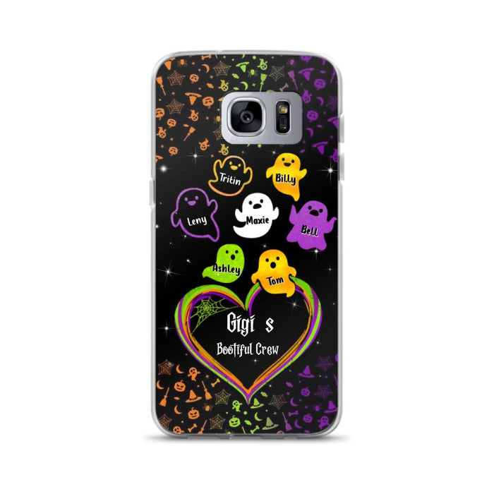 Custom Personalized Gigi's Bootiful Crew iPhone/Samsung Phone case - Halloween Gift for Grandma and grandkids - Up to 7 Grandkids