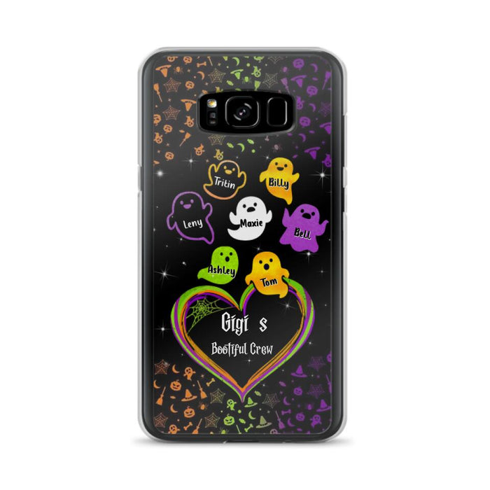 Custom Personalized Gigi's Bootiful Crew iPhone/Samsung Phone case - Halloween Gift for Grandma and grandkids - Up to 7 Grandkids