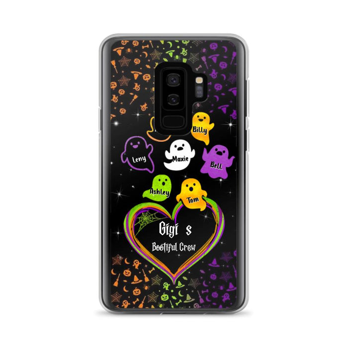 Custom Personalized Gigi's Bootiful Crew iPhone/Samsung Phone case - Halloween Gift for Grandma and grandkids - Up to 7 Grandkids