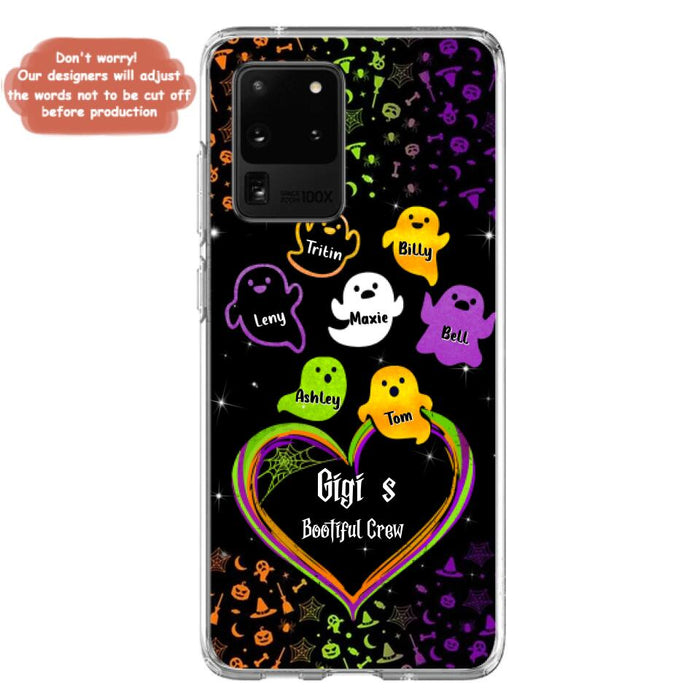 Custom Personalized Gigi's Bootiful Crew iPhone/Samsung Phone case - Halloween Gift for Grandma and grandkids - Up to 7 Grandkids