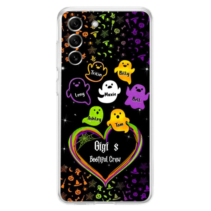 Custom Personalized Gigi's Bootiful Crew iPhone/Samsung Phone case - Halloween Gift for Grandma and grandkids - Up to 7 Grandkids