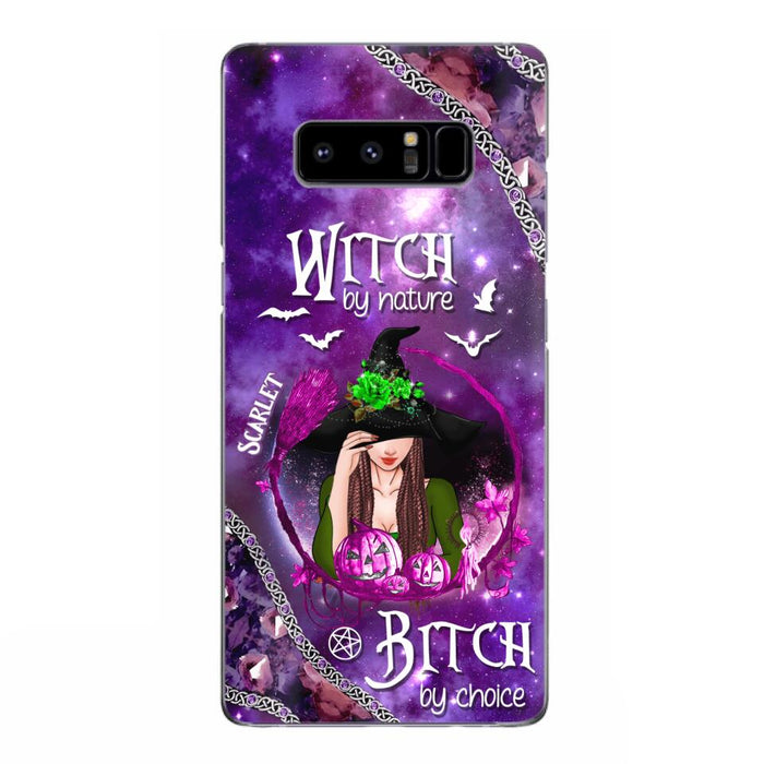 Custom Personalized Stick My Broom Witch Phone Case - Halloween Gift Idea - Case For iPhone And Samsung - Witch By Nature