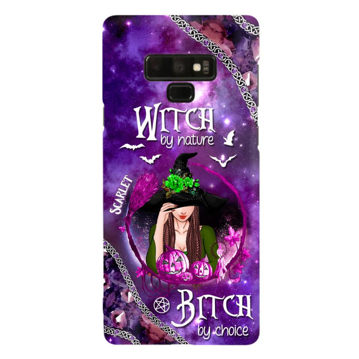 Custom Personalized Stick My Broom Witch Phone Case - Halloween Gift Idea - Case For iPhone And Samsung - Witch By Nature