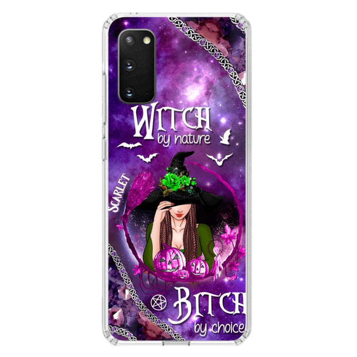 Custom Personalized Stick My Broom Witch Phone Case - Halloween Gift Idea - Case For iPhone And Samsung - Witch By Nature