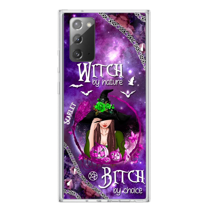 Custom Personalized Stick My Broom Witch Phone Case - Halloween Gift Idea - Case For iPhone And Samsung - Witch By Nature