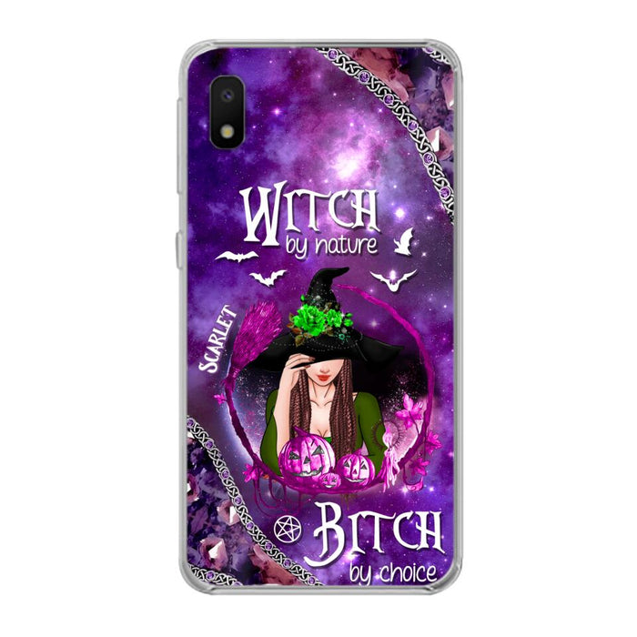 Custom Personalized Stick My Broom Witch Phone Case - Halloween Gift Idea - Case For iPhone And Samsung - Witch By Nature