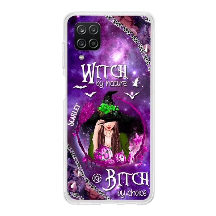 Custom Personalized Stick My Broom Witch Phone Case - Halloween Gift Idea - Case For iPhone And Samsung - Witch By Nature