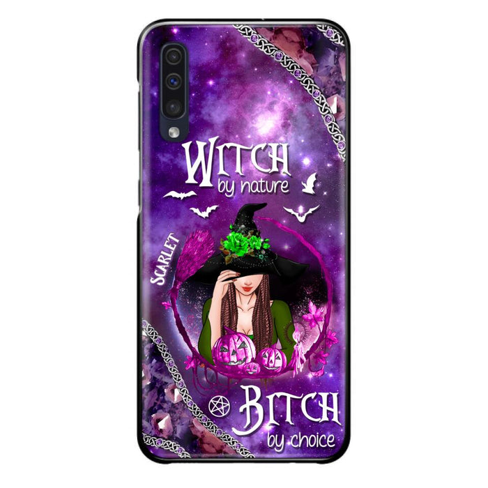 Custom Personalized Stick My Broom Witch Phone Case - Halloween Gift Idea - Case For iPhone And Samsung - Witch By Nature