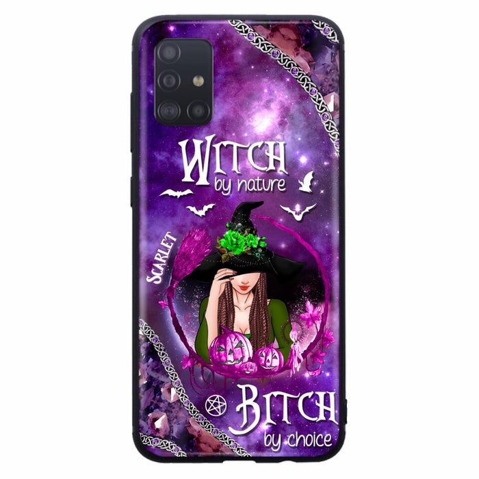 Custom Personalized Stick My Broom Witch Phone Case - Halloween Gift Idea - Case For iPhone And Samsung - Witch By Nature