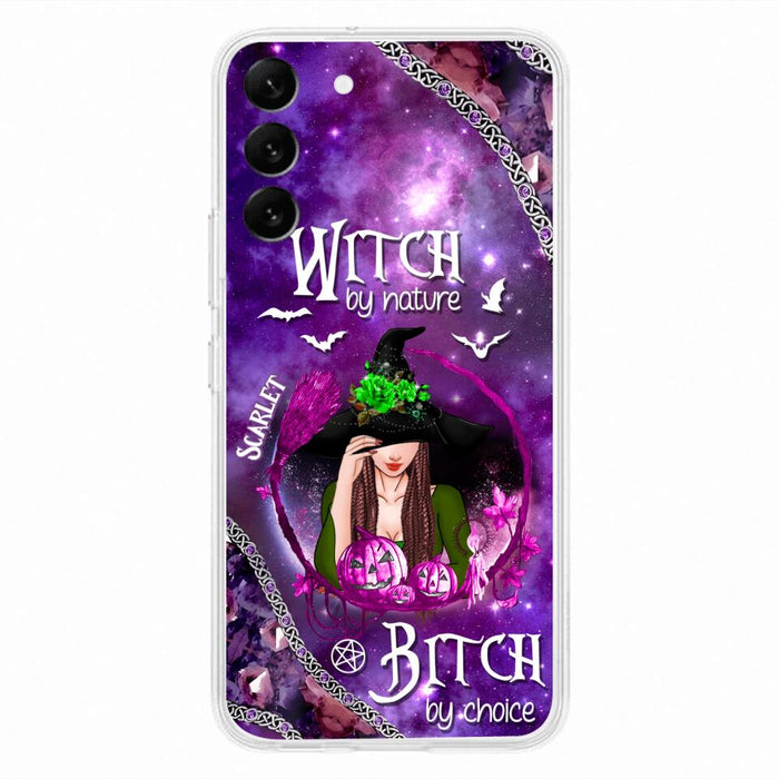 Custom Personalized Stick My Broom Witch Phone Case - Halloween Gift Idea - Case For iPhone And Samsung - Witch By Nature