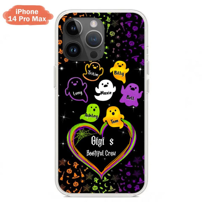 Custom Personalized Gigi's Bootiful Crew iPhone/Samsung Phone case - Halloween Gift for Grandma and grandkids - Up to 7 Grandkids