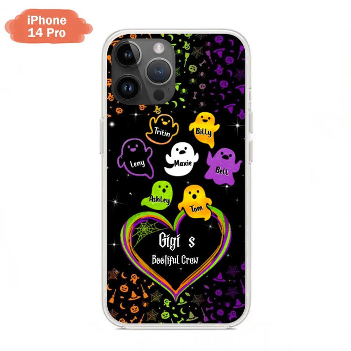 Custom Personalized Gigi's Bootiful Crew iPhone/Samsung Phone case - Halloween Gift for Grandma and grandkids - Up to 7 Grandkids