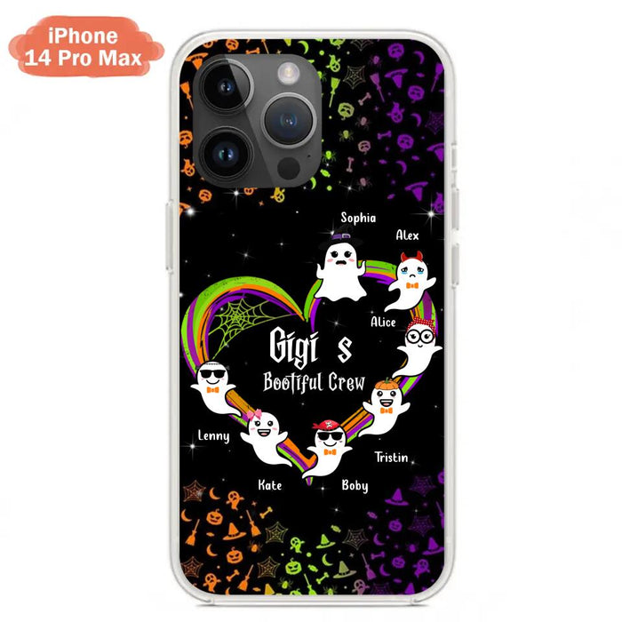 Custom Personalized Gigi's Bootiful Crew Phone Case - Halloween Gift for Grandma - Up to 7 Grandkids - Case For iPhone And Samsung