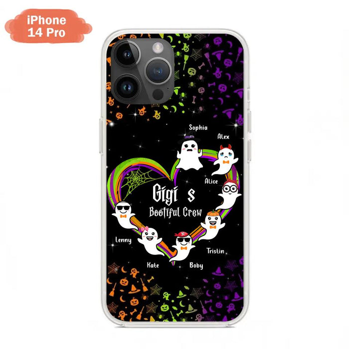 Custom Personalized Gigi's Bootiful Crew Phone Case - Halloween Gift for Grandma - Up to 7 Grandkids - Case For iPhone And Samsung