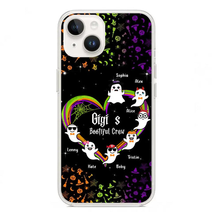 Custom Personalized Gigi's Bootiful Crew Phone Case - Halloween Gift for Grandma - Up to 7 Grandkids - Case For iPhone And Samsung