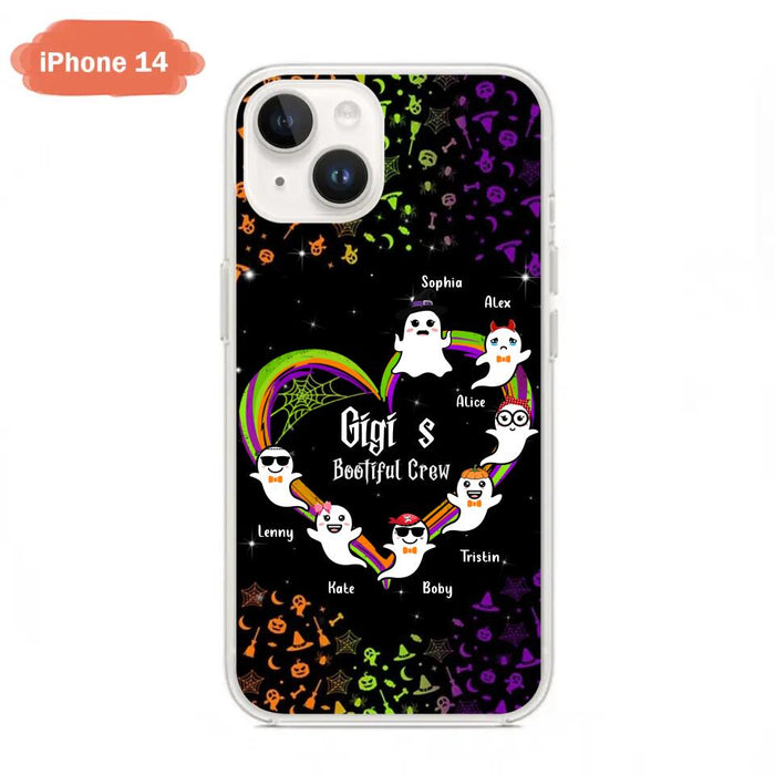 Custom Personalized Gigi's Bootiful Crew Phone Case - Halloween Gift for Grandma - Up to 7 Grandkids - Case For iPhone And Samsung