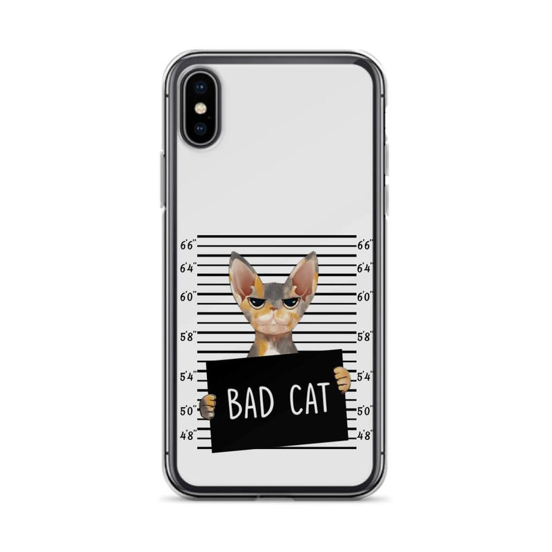 Personalized Bad Cat Phone Case - Up to 2 Cats - Gift Idea For Cat Lover - Yes, We're Aware Of How Obnoxious - Case For iPhone And Samsung