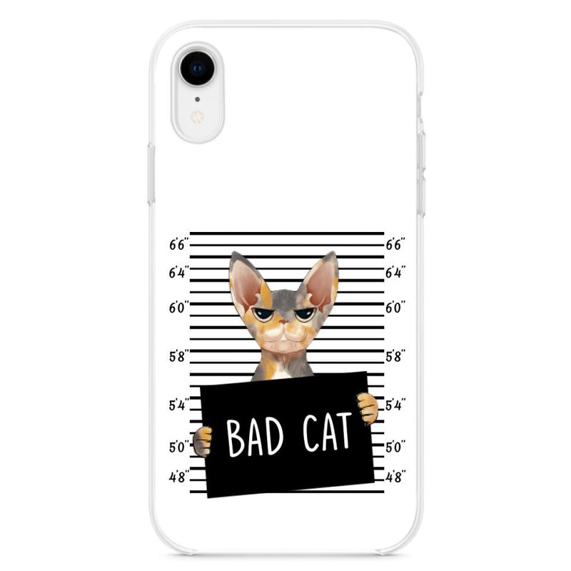 Personalized Bad Cat Phone Case - Up to 2 Cats - Gift Idea For Cat Lover - Yes, We're Aware Of How Obnoxious - Case For iPhone And Samsung
