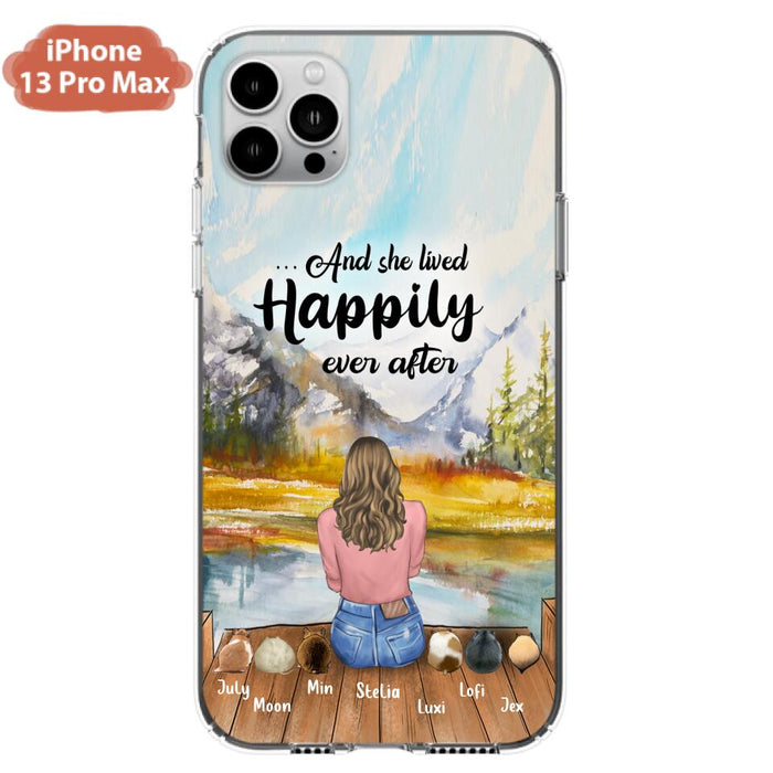 Custom Personalized Pet Phone Case - Gifts For Pet Lovers With 6 Pets - Case for Iphone and  Samsung