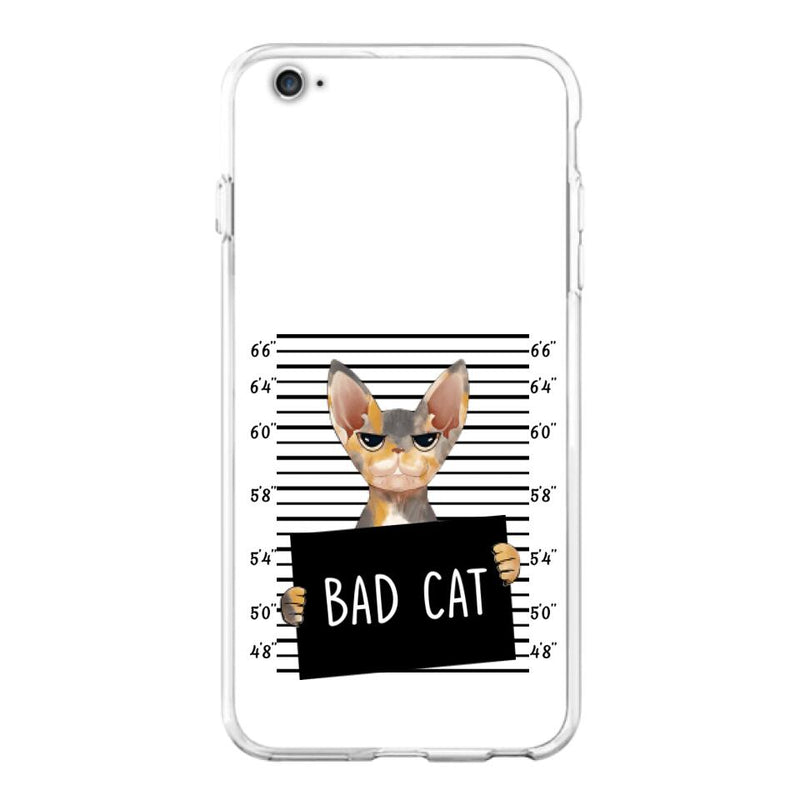 Personalized Bad Cat Phone Case - Up to 2 Cats - Gift Idea For Cat Lover - Yes, We're Aware Of How Obnoxious - Case For iPhone And Samsung