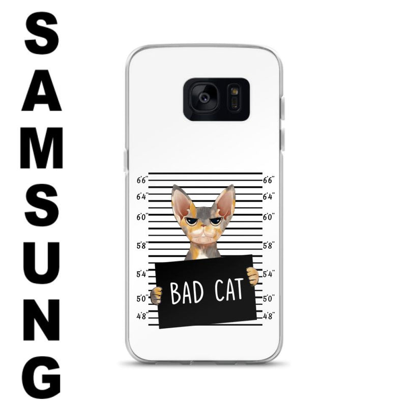 Personalized Bad Cat Phone Case - Up to 2 Cats - Gift Idea For Cat Lover - Yes, We're Aware Of How Obnoxious - Case For iPhone And Samsung