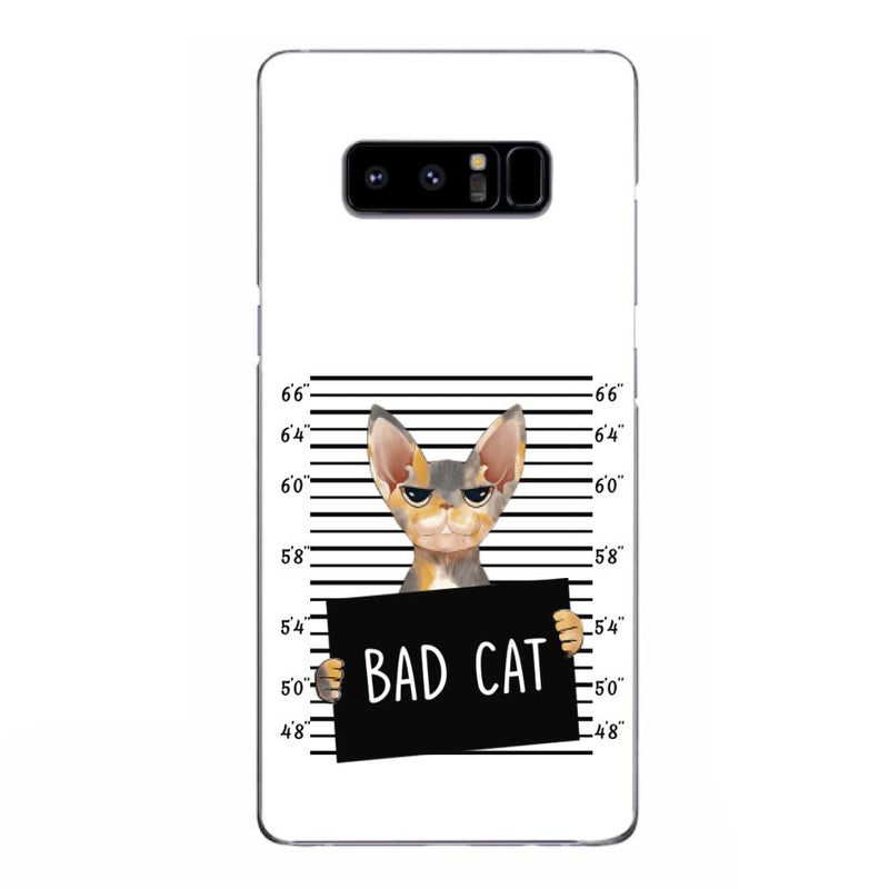 Personalized Bad Cat Phone Case - Up to 2 Cats - Gift Idea For Cat Lover - Yes, We're Aware Of How Obnoxious - Case For iPhone And Samsung