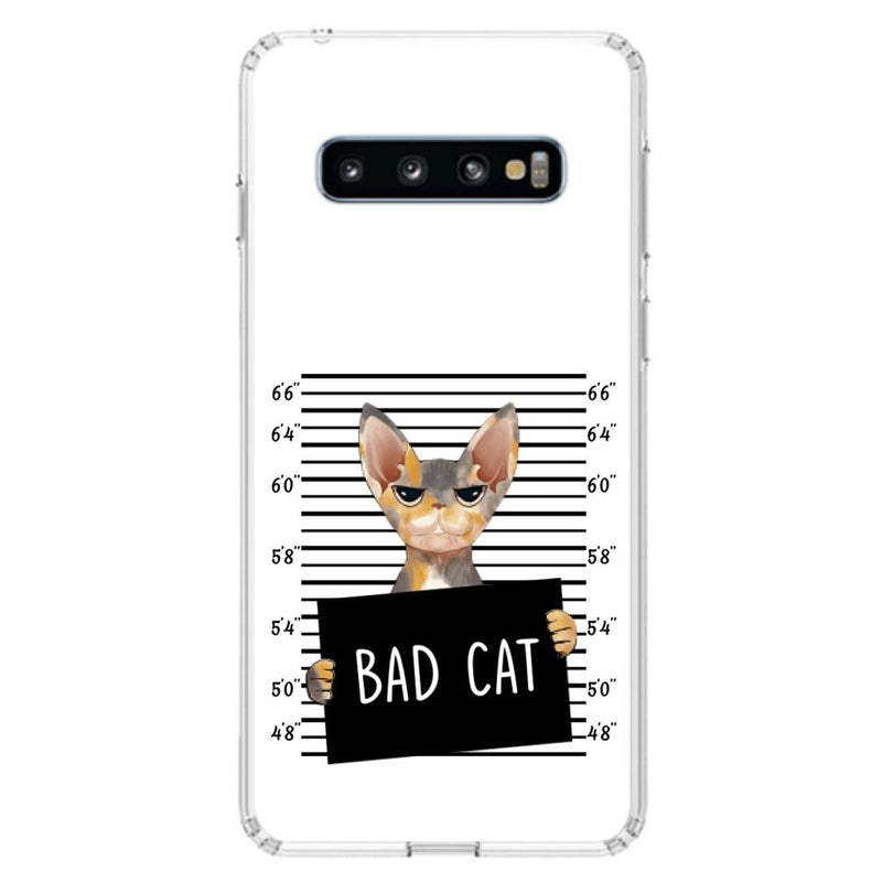 Personalized Bad Cat Phone Case - Up to 2 Cats - Gift Idea For Cat Lover - Yes, We're Aware Of How Obnoxious - Case For iPhone And Samsung