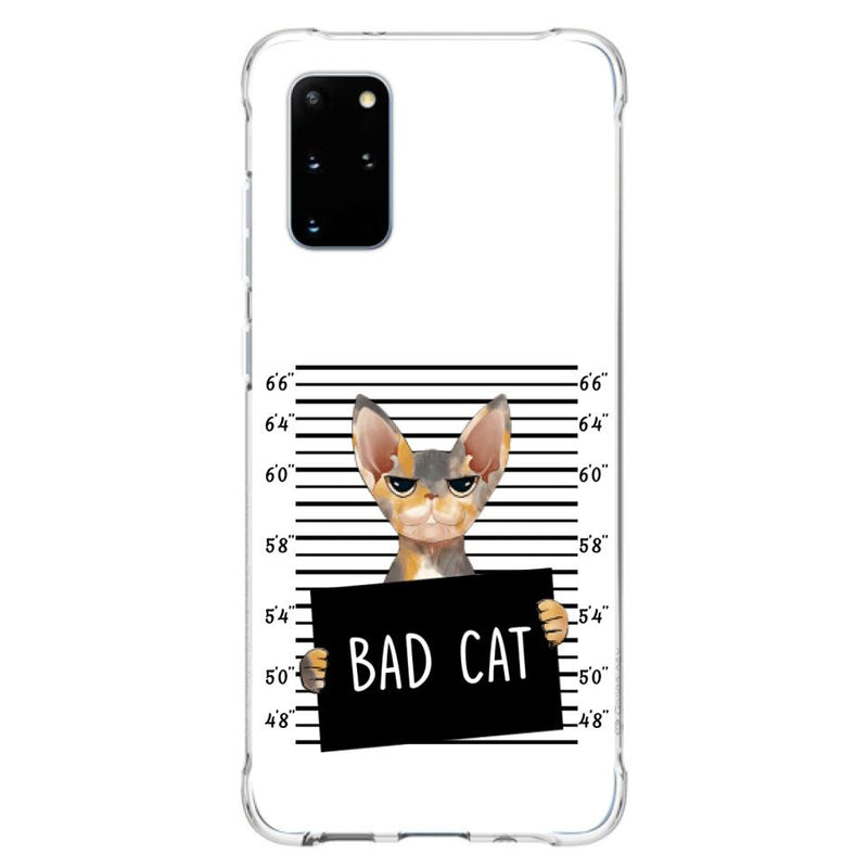 Personalized Bad Cat Phone Case - Up to 2 Cats - Gift Idea For Cat Lover - Yes, We're Aware Of How Obnoxious - Case For iPhone And Samsung