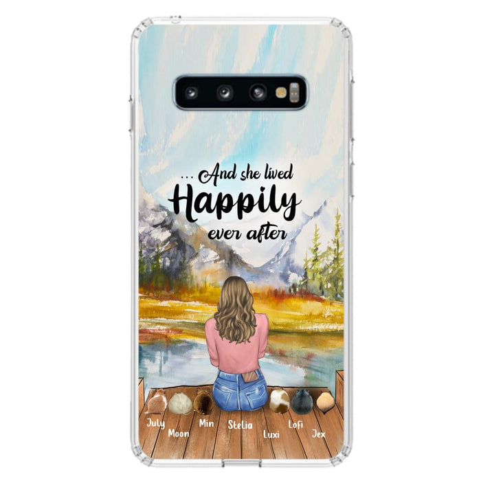 Custom Personalized Pet Phone Case - Gifts For Pet Lovers With 6 Pets - Case for Iphone and  Samsung