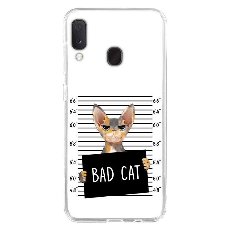 Personalized Bad Cat Phone Case - Up to 2 Cats - Gift Idea For Cat Lover - Yes, We're Aware Of How Obnoxious - Case For iPhone And Samsung