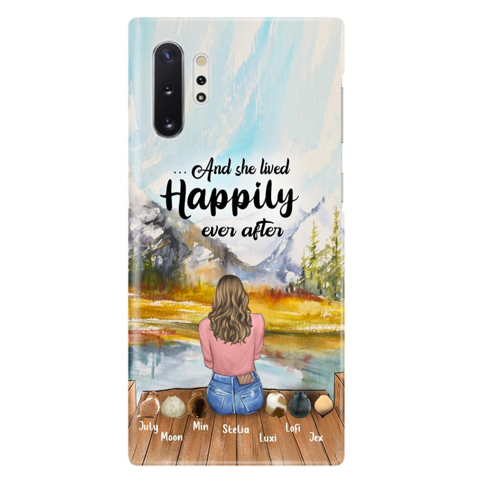 Custom Personalized Pet Phone Case - Gifts For Pet Lovers With 6 Pets - Case for Iphone and  Samsung