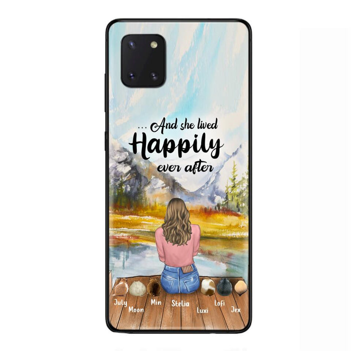 Custom Personalized Pet Phone Case - Gifts For Pet Lovers With 6 Pets - Case for Iphone and  Samsung