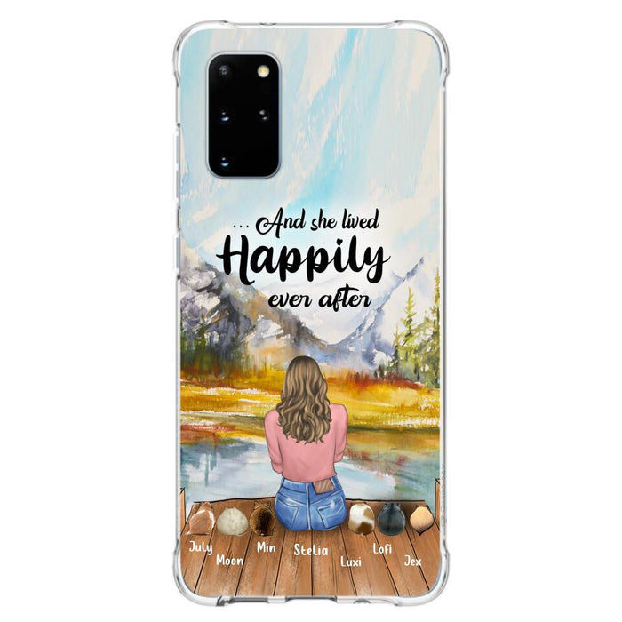 Custom Personalized Pet Phone Case - Gifts For Pet Lovers With 6 Pets - Case for Iphone and  Samsung