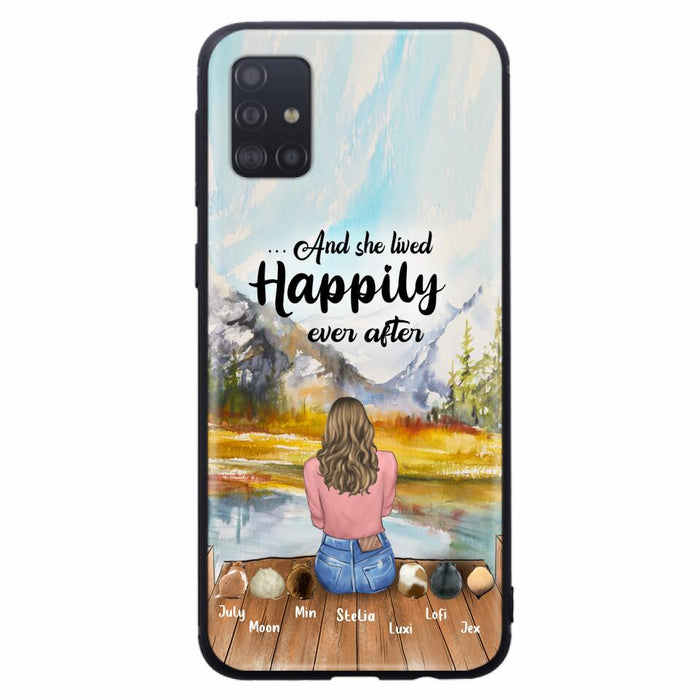 Custom Personalized Pet Phone Case - Gifts For Pet Lovers With 6 Pets - Case for Iphone and  Samsung