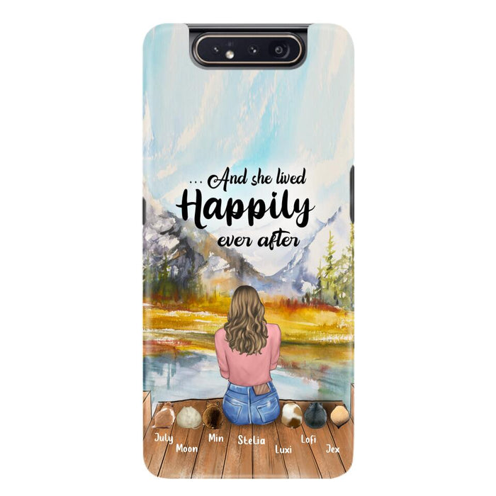 Custom Personalized Pet Phone Case - Gifts For Pet Lovers With 6 Pets - Case for Iphone and  Samsung