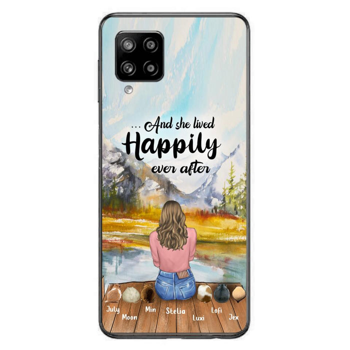 Custom Personalized Pet Phone Case - Gifts For Pet Lovers With 6 Pets - Case for Iphone and  Samsung