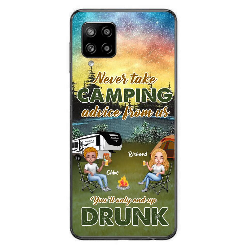 Personalized Camping Friend Phone Case - Up to 7 People - Gift Idea For Camping Friends - We're Like A Really Small Gang - Case For iPhone And Samsung