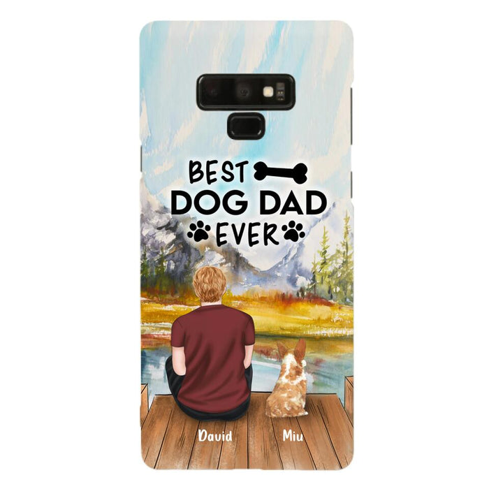 Personalized Dog Dad Phone Case - Up to 4 Dogs - Best Dog Dad Ever