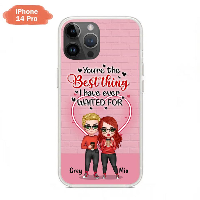 Custom Personalized Couple Phone Case - Valentine's Day Gift Idea For Couple - I love My Wife Awesome Wife - Case For iPhone And Samsung