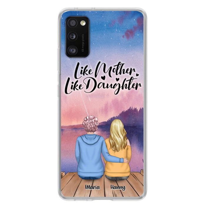Custom Personalized Mom Phone Case - Gifts For Dog Lovers With Upto 3 Dogs - Like Mother Like Daughter