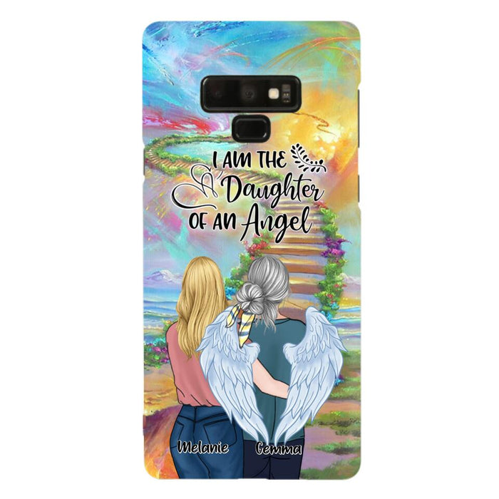 Custom Personalized Mom In The Heaven Phone Case - Mom And Daughter - Best Memorial Gift - Phone Case For iPhone And Samsung