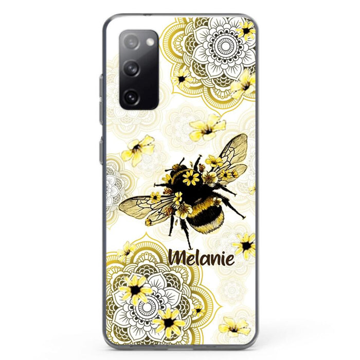 Custom Personalized Bee Phone Case - Upto 5 Bees - Gift For Bee Lovers