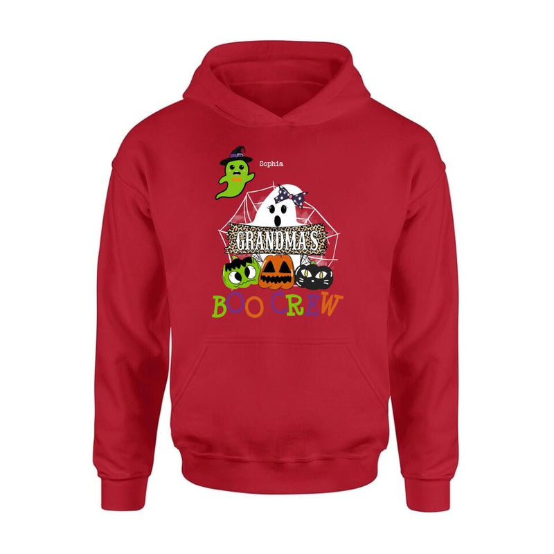 Personalized Grandma's Boo Crew T-Shirt/Hoodie/Sweatshirt/Long Sleeve - Gift for Grandma/Halloween - Up to 6 Kids